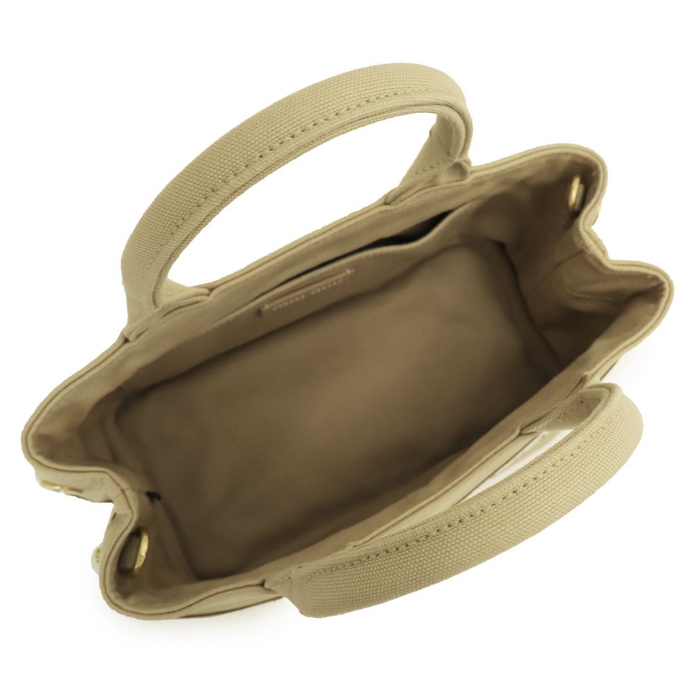 ミュウミュウ ロゴ デニム 2Way 斜め掛け ショルダー ハンドバッグ