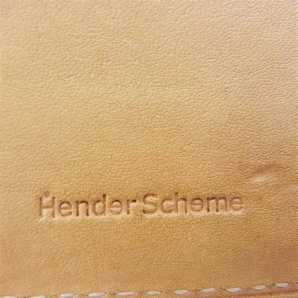 Hender Scheme エンダースキーマ 財布 ヌメ革 レザー ウォレット 二