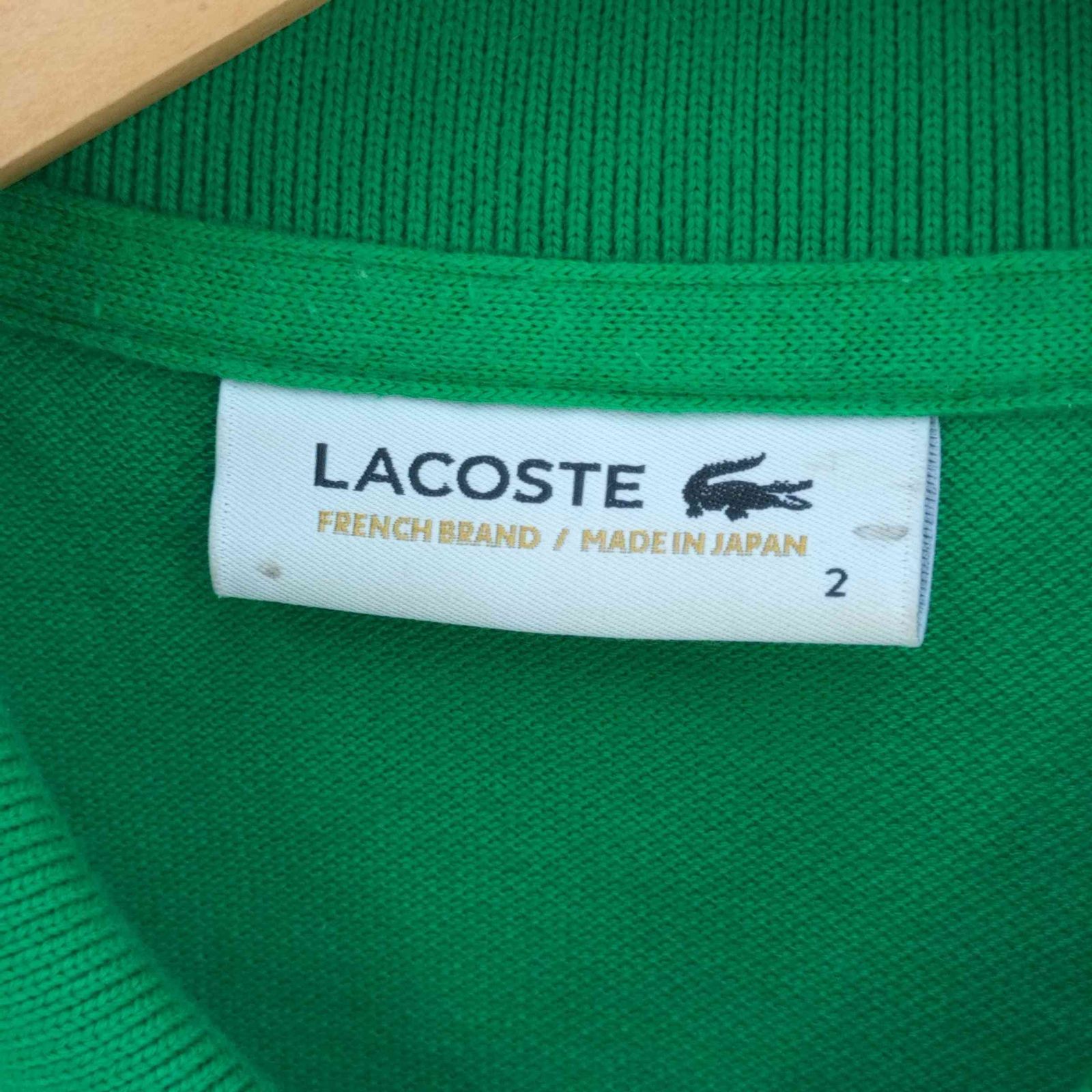 ラコステ LACOSTE L/S POLO SHIRTS ロングスリーブポロシャツ 鹿の子