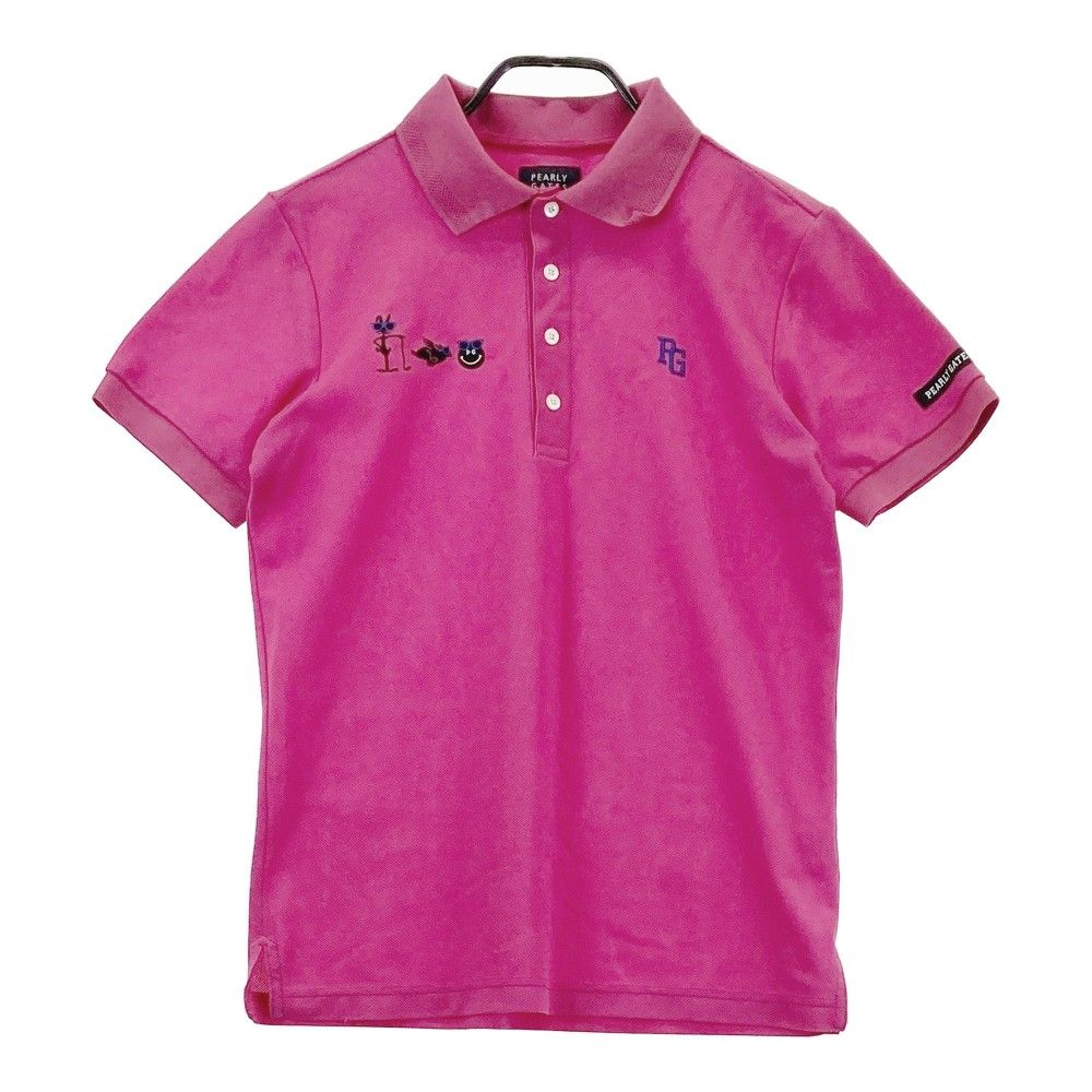 PEARLY GATES ポロシャツ サイズ4 ピンク PEARLY GATES パーリーゲイツ 半袖ポロシャツ ピンク系 サイズ