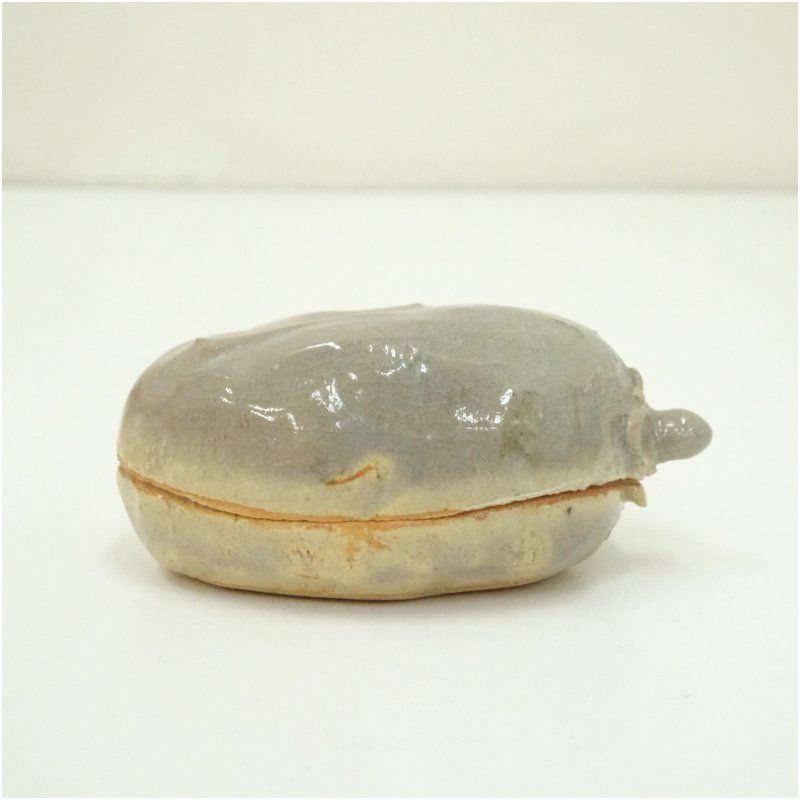 萩焼 十一代 坂高麗左衛門（韓峯）造 干柿香合（共箱） 茶道具 茶道