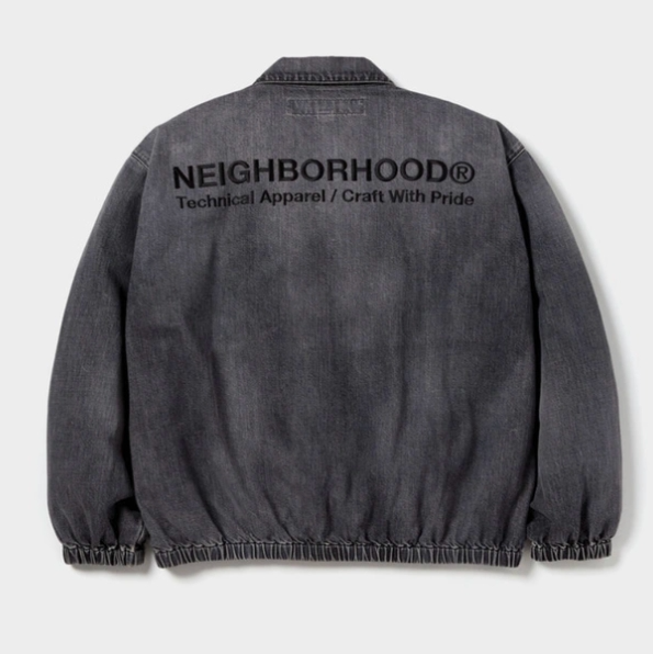 NEIGHBORHOOD  WASHED DENIM ZIP WORK JACKET ジャケット 241XBNH-JKM02