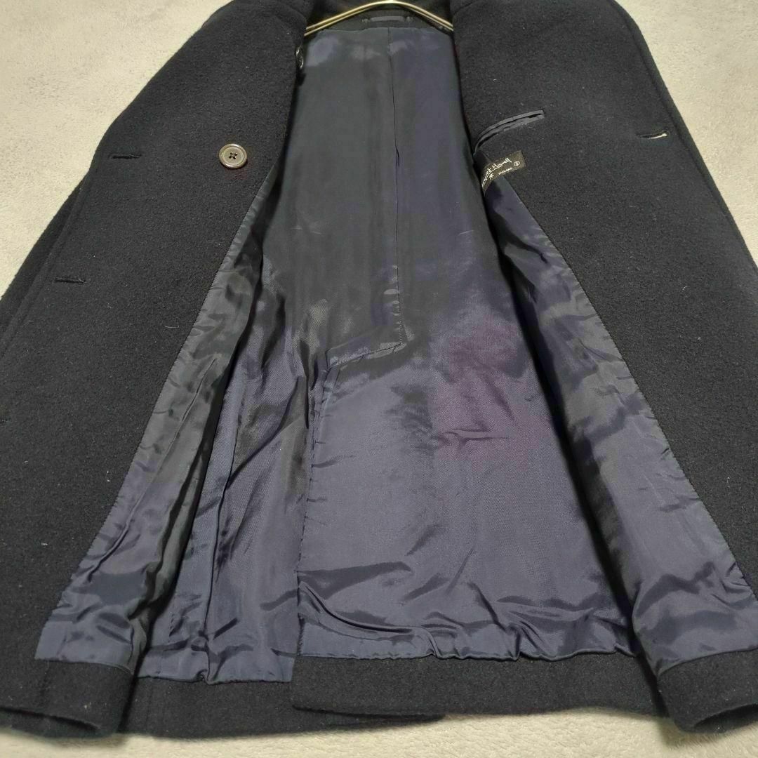 MARGARET HOWELL ピーコート　カシミア混　紺色　Ⅱサイズ MARGARET HOWELL マーガレットハウエル 596-2110502 MHL
