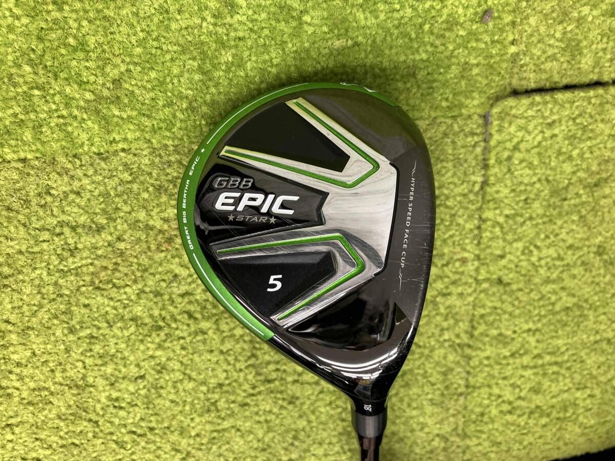 Callaway GBB EPIC STAR 5w speeder EVOLUTION for GBB フレックスS ロフト角18 フェアウェイウッド ゴルフクラブ