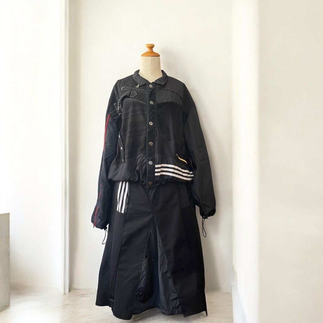 Y/project classic contraband blazerジャケット 3-PATTERN SWITCHING SUMI INK-DYED MADRAS PLAID SLIT YOKE
