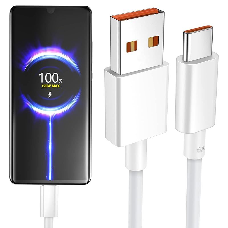 ⭐未使用⭐Xiaomi 11T Pro 付属品 120w 純正充電器＆ケーブル Xiaomi 充電器 120 ワットオリジナル 11T プロ EU/米国ターボ