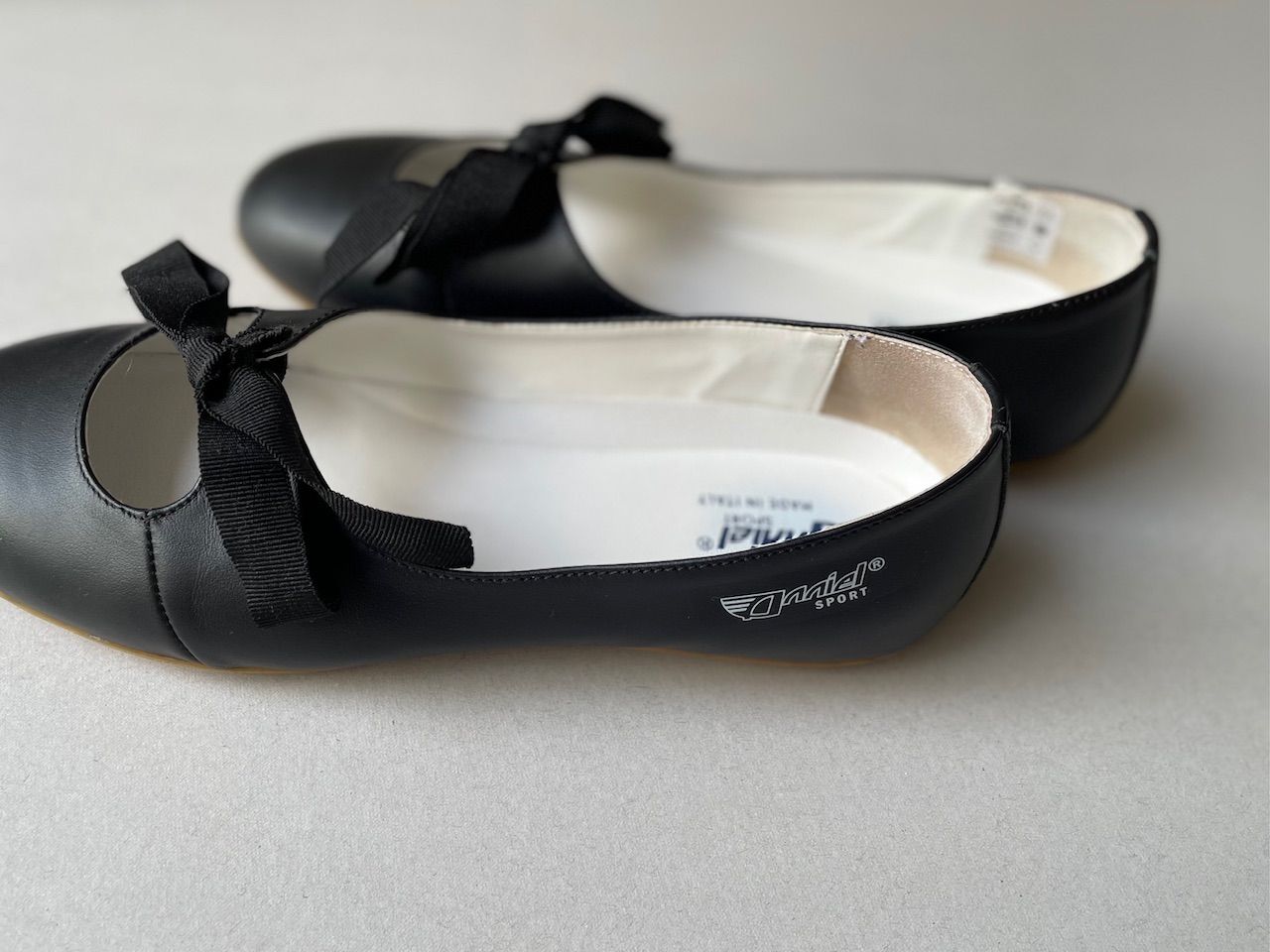 ANNIEL アニエル レザーリボンパンプス Dot＆Stripes CHILD WOMAN select