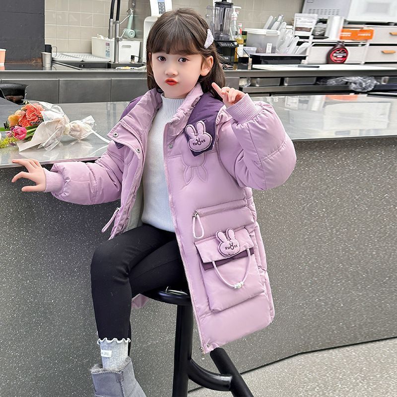 子供服 女の子 子供コート中綿コート ジャケット キッズコート 秋冬中綿ート子供コート キッズ服 女の子服 アウター 中綿 ロングコート 秋冬新作 中綿コート キッズ 子供服 女の子 小学生 幼稚園 園児 小学校 もこもこ 冬服 子供こども 子ども アウター 厚手 ロングコート 中綿ジャケット  おしやれ 暖かい 防寒 3266 | Threefashion