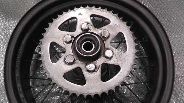 バイク TW200 2JL-002xxx の リアホイール:#1730853566