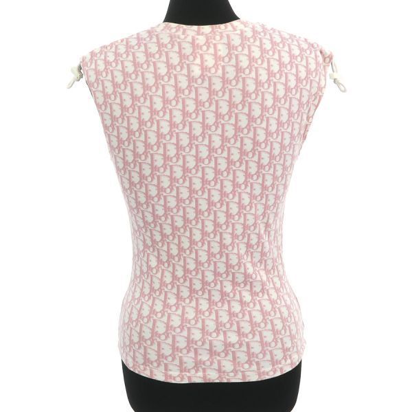 クリスチャン ディオール ノースリーブ ピンク 36 レディース