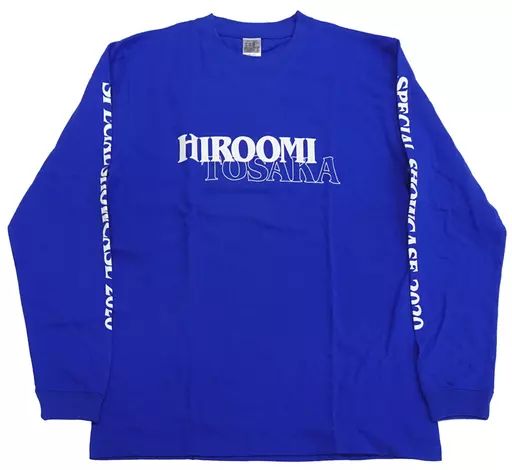 登坂広臣 “SPECIAL SHOWCASE” ロングスリーブTシャツ Mサイズ 中古】衣類 登坂広臣 ロングスリーブTシャツ ブルー Lサイズ