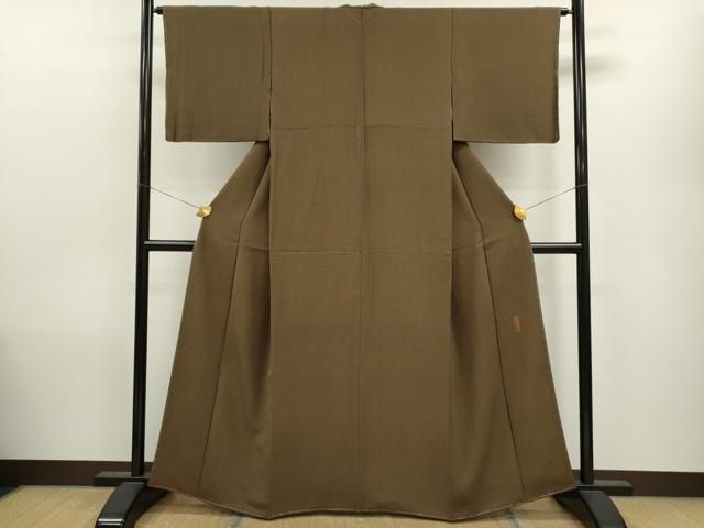 平和屋着物○江戸小紋 黒野睦雄 吉祥文 正絹 逸品 未使用 CAAV9361ze