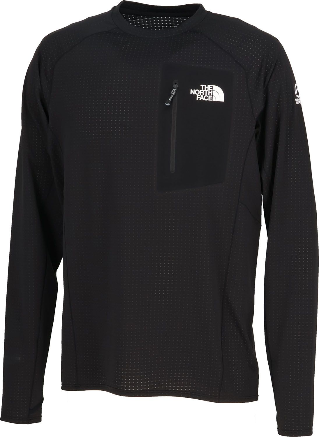 ザ ノース フェイス THE NORTH FACE アウトドア エクスペディションドライドットクルー メンズ レディース 長袖シャツ トップス インナー カットソー シンプル 胸ポケット ファスナー付き NT12523 TI ティングレー