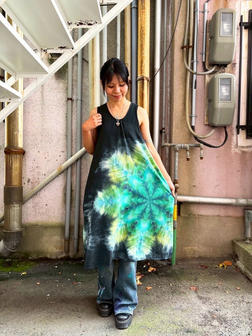 ノースリーブワンピース