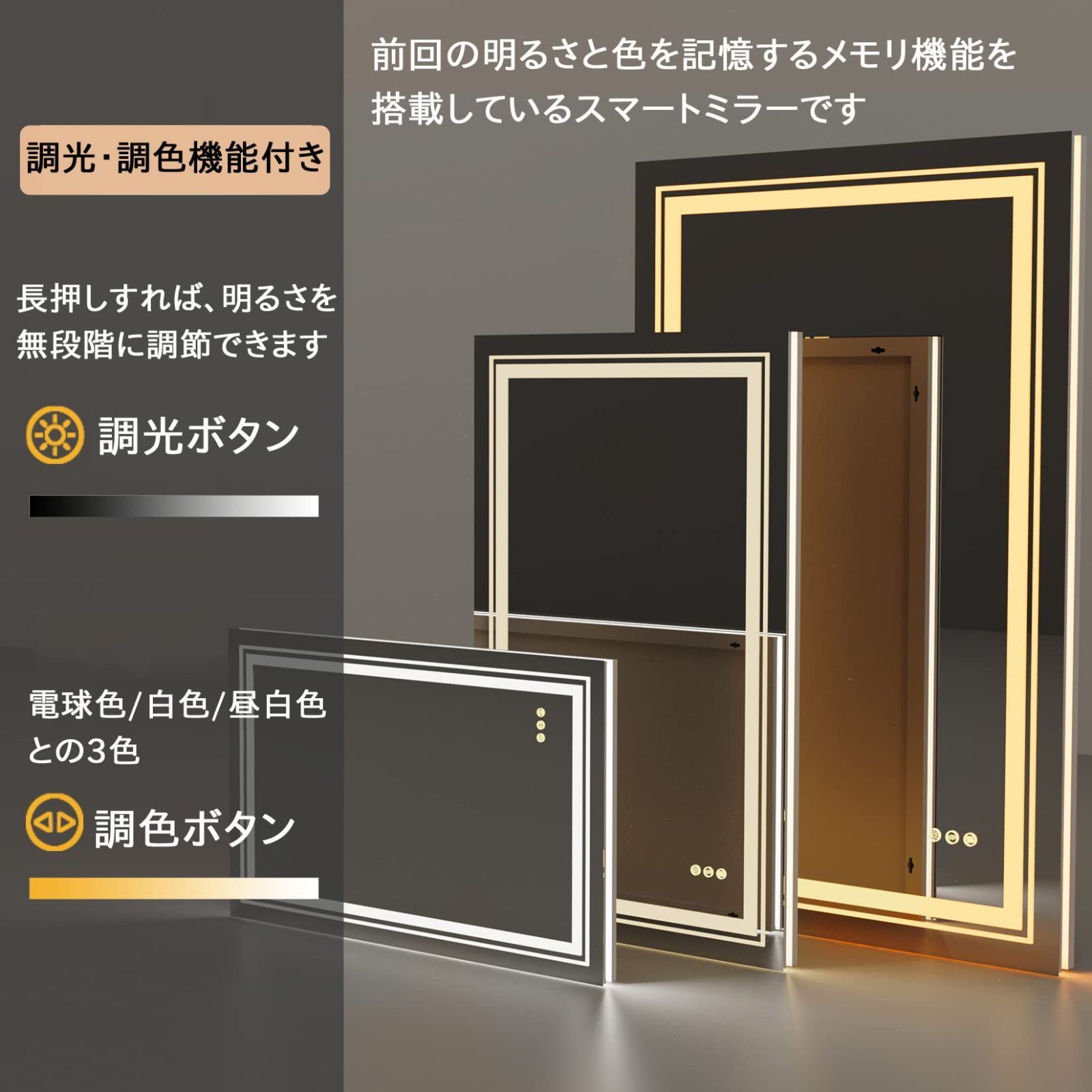 アンティーク ジャンボミラー MANO / 新品未使用（ライト