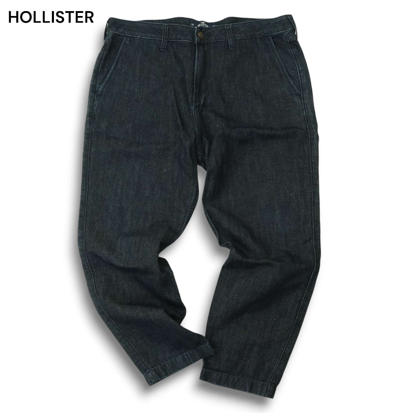 通販 ホリスターズボン HOLLISTER ホリスター 麻 リネン混 インディゴ 