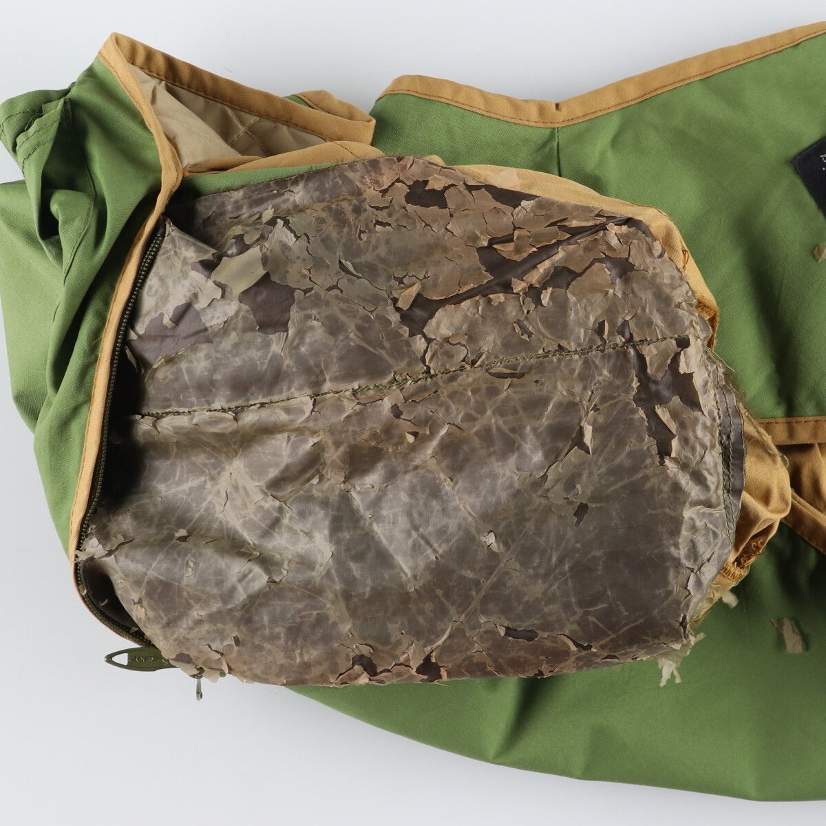 古着 70年代 コロンビア Columbia 黒タグ リバーシブル フィッシング