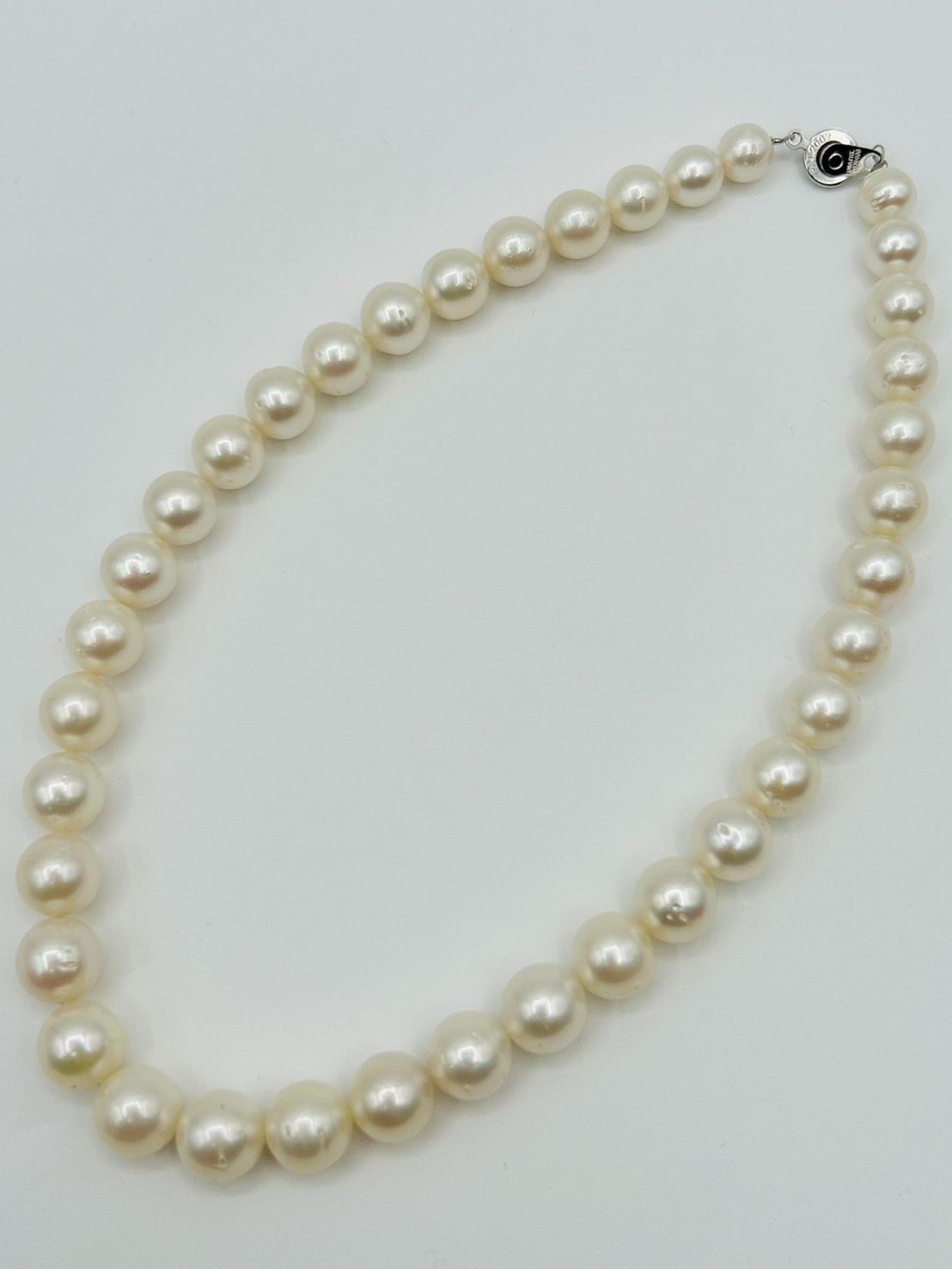 真珠 南洋 白蝶 パール ネックレス 9.0-11.0mmUP South Sea Pearls 