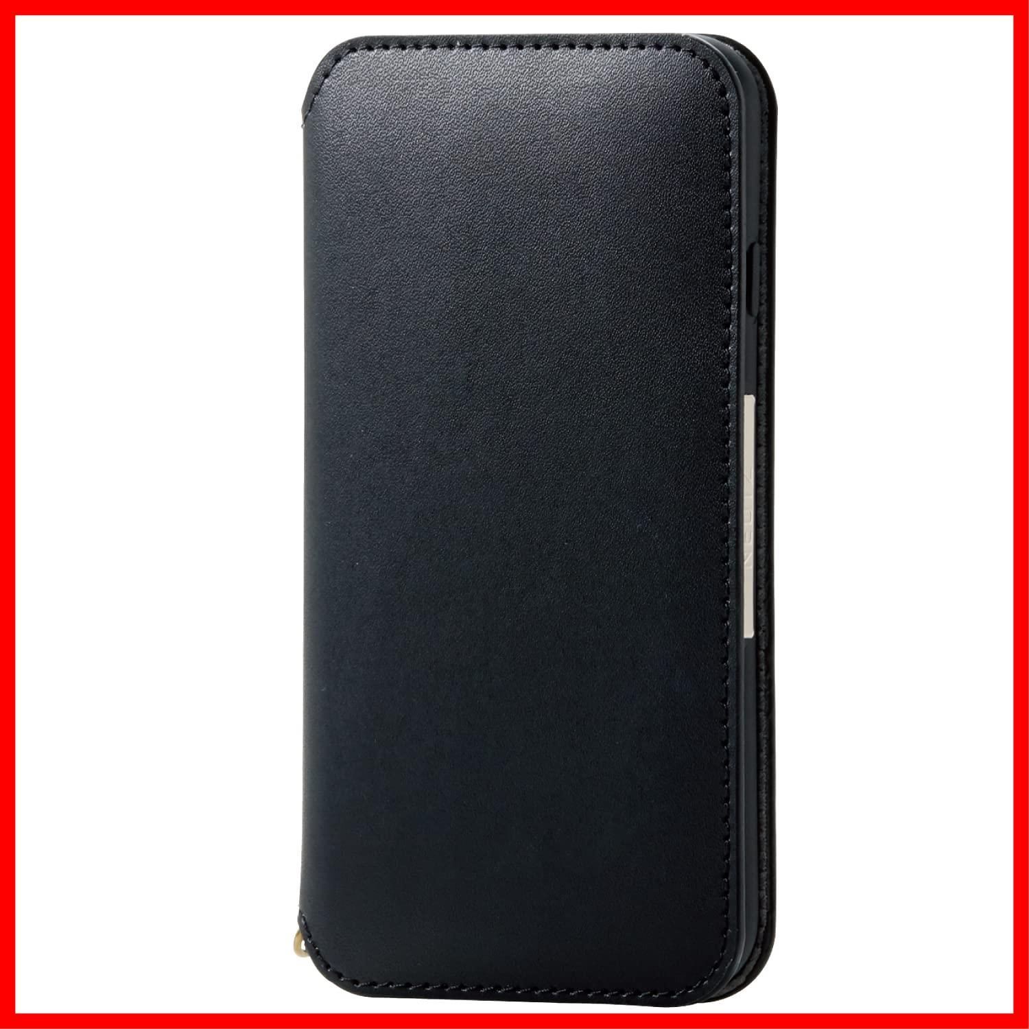 【人気】用 ケース 7 手帳型 / レザー / 耐衝撃 8 (第2世代/第3世代) NEUTZ SE ブラック iPhone PM-A22SPLFY2BK エレコム(ELECOM)