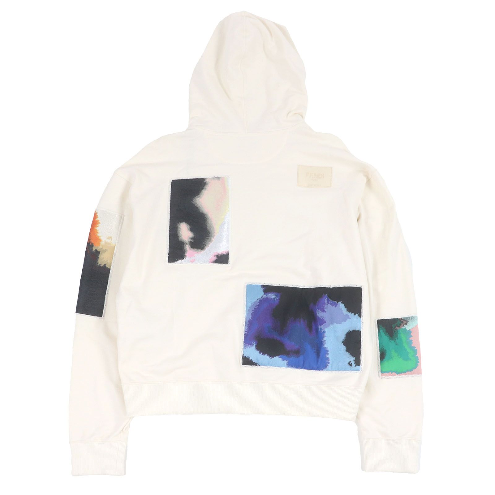 極美品□FENDI フェンディ FY1203 ロゴワッペン エンブロイダリー プル  