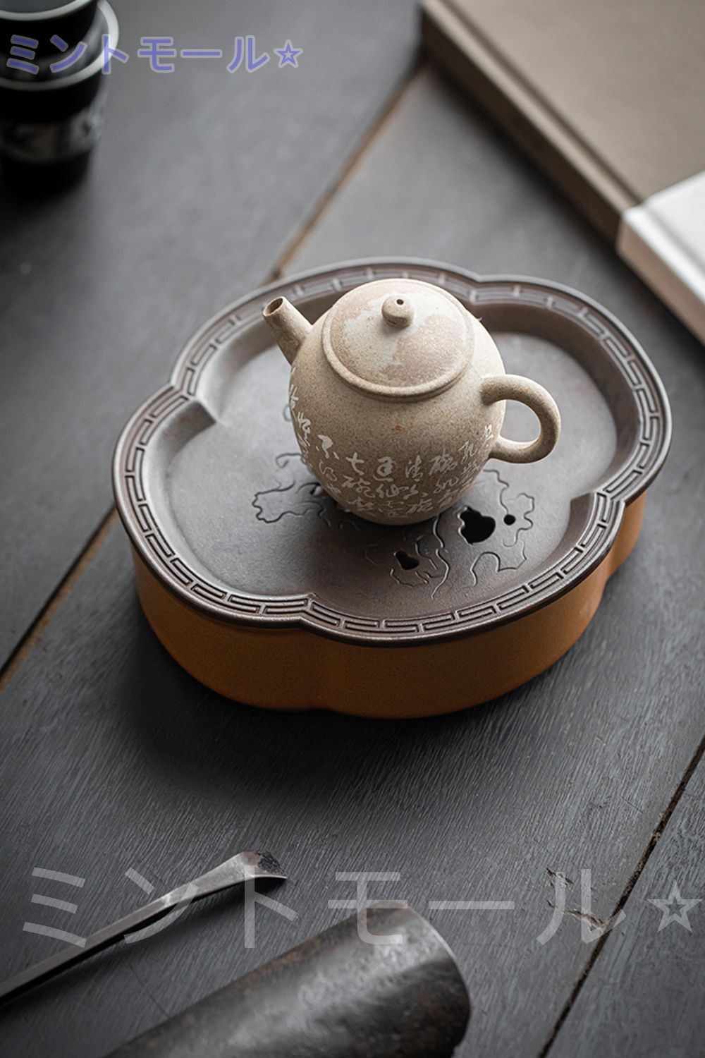 青木木米 八笑人画 抹茶碗 茶碗 染付 茶道具 陶磁器 古美術品 骨董品