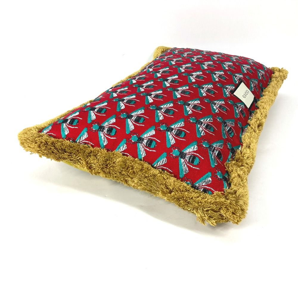 GUCCI グッチ クッション タイガー 虎 アニマル 横型 刺繍