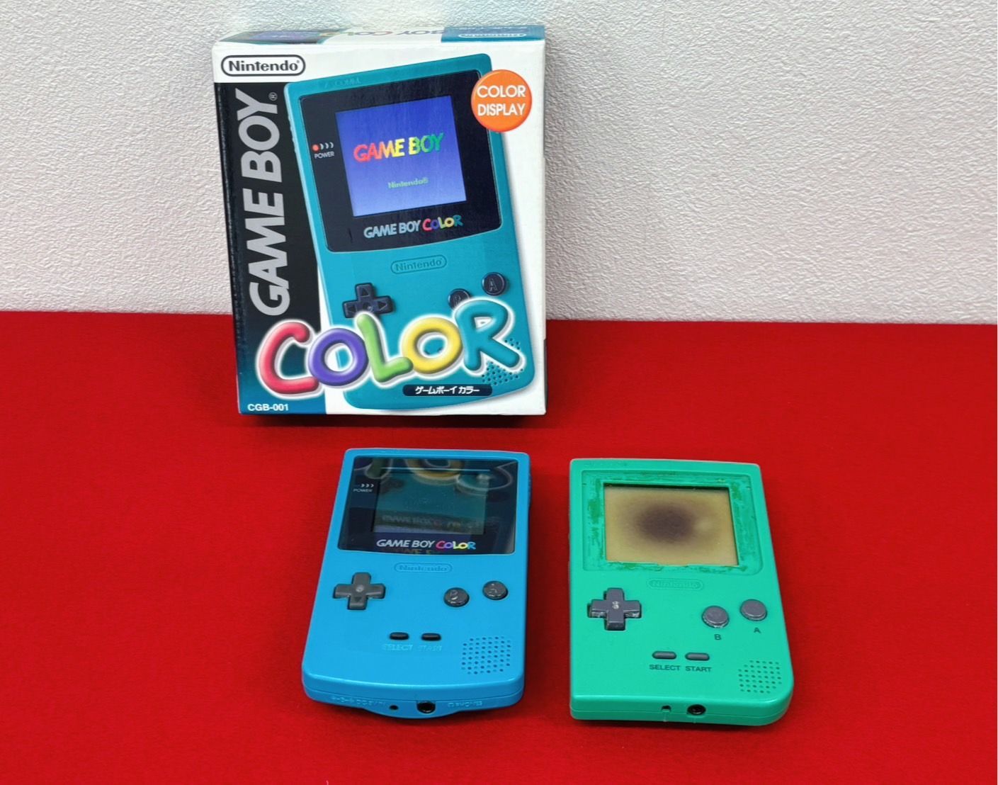 【na-02577】GAME BOY　ゲームボーイ　ゲームボーイカラー　２点　動作未確認　ゲーム機