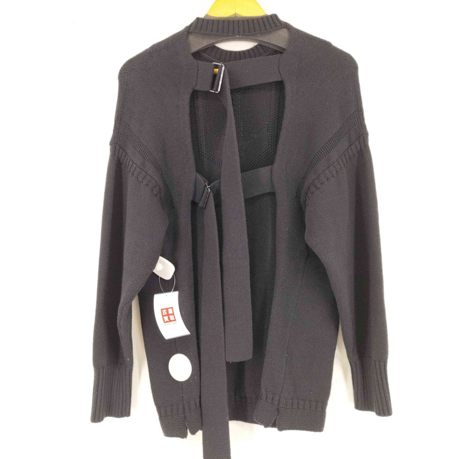 ハイク HYKE 21SS C/N GANSEY SWEATER PONCHO ロングニットポンチョ  