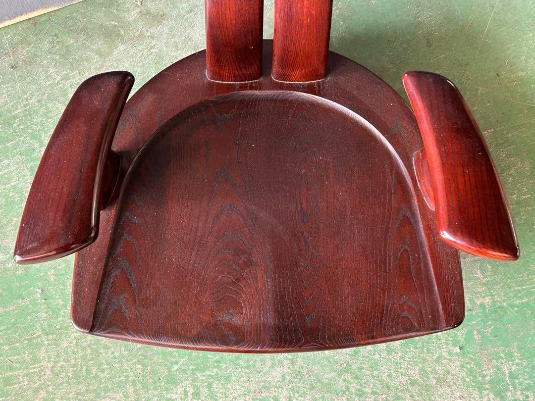 希少 南部箪笥 ローアームチェア アームチェア 座椅子 高級家具