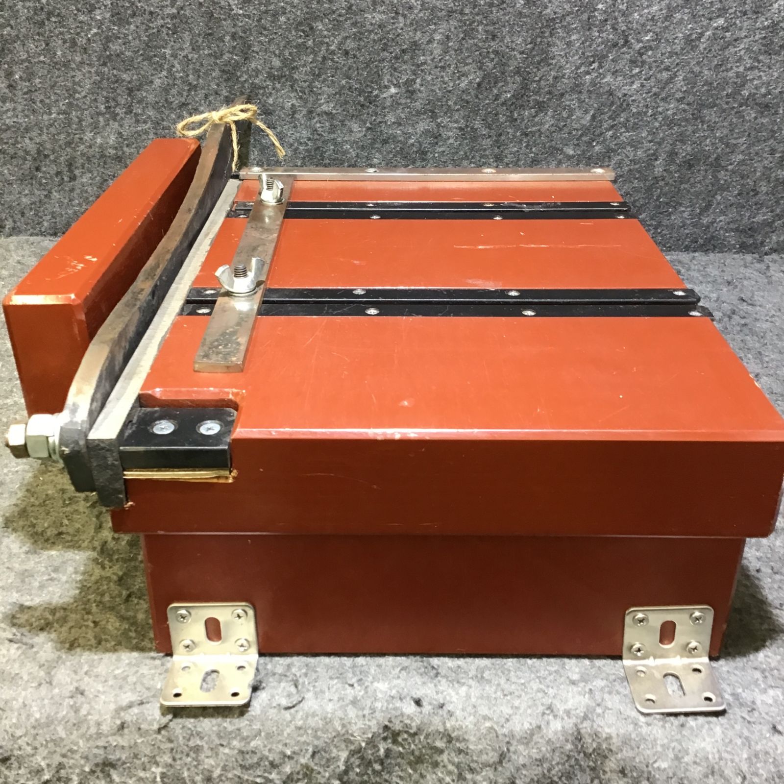 中古】盛光 台付押切 切断機 シャーリング OSDT-0380 切断長 380mm 