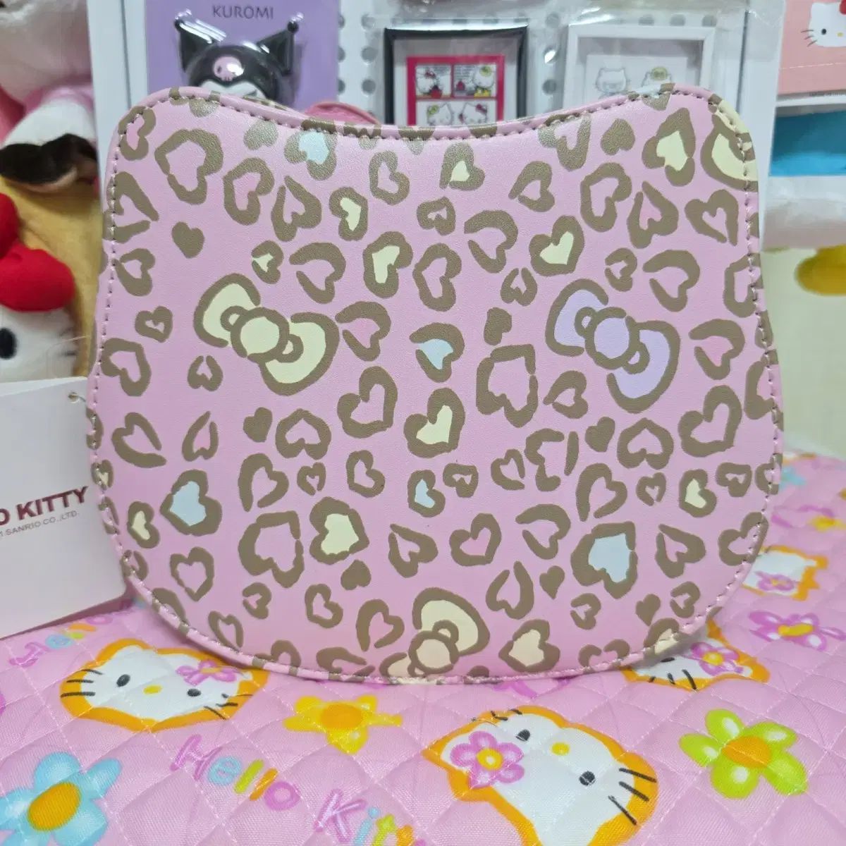 ハローキティ ピンク レオパード ミニ バッグ クラシック
