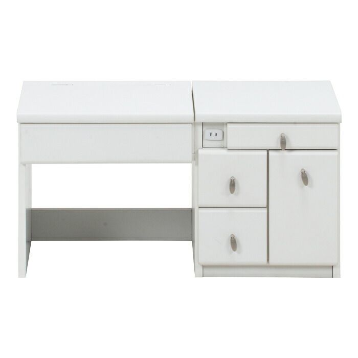 ロードレッサー 収納 ドレッサー デスク ロータイプ テーブル 一面ドレッサー 鏡台 机 つくえ 姫系 コンセント付 メイク台 化粧台 メイク コスメ 収納 ミラー ホワイト シンプル MARWIL-DEMENAGEMENTS_CH