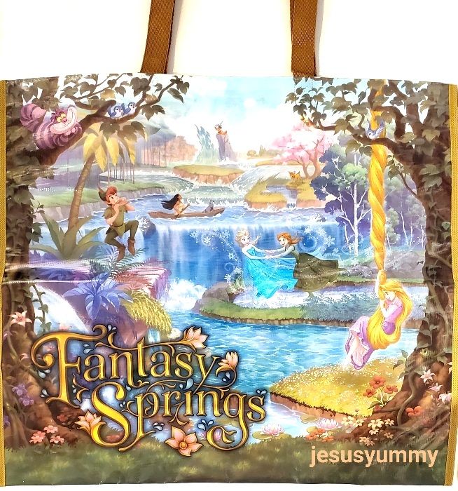 ショッピングバッグ Mサイズ ファンタジースプリングス 2024 東京ディズニーシー限定 お土産【DISNEY】 - メルカリ