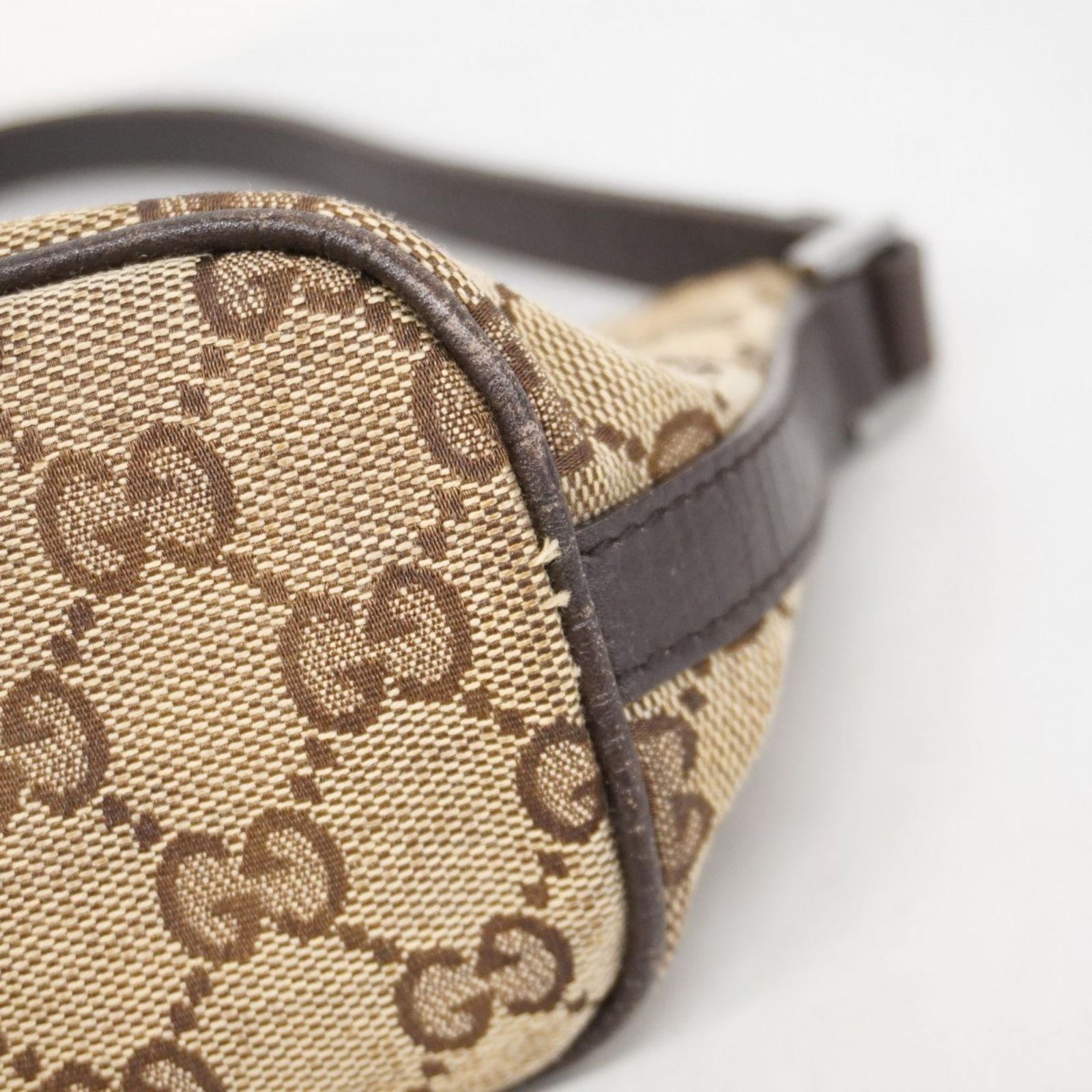 グッチ Gucci グッチ ポーチ GGキャンバス シェリーライン 141809 キャンバス ブラウン レディース DECORATOM_COM_BR