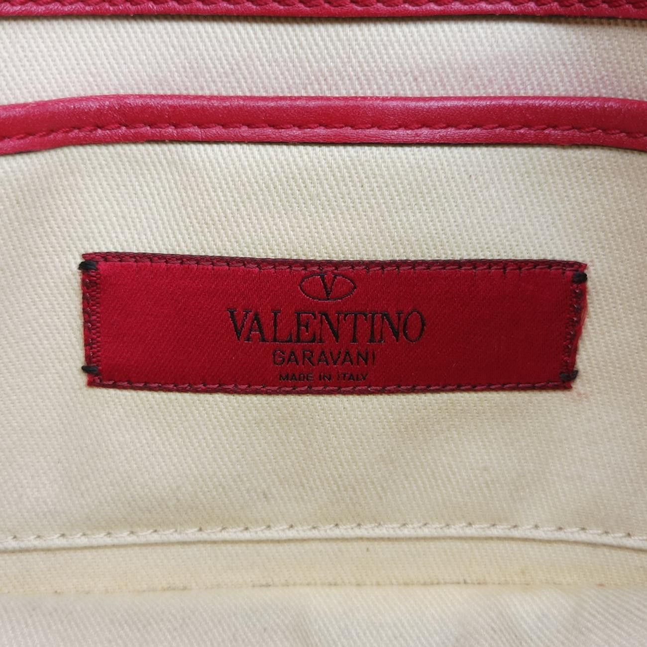 ヴァレンティノValentinoロックスタッズグラムロックミニレッド