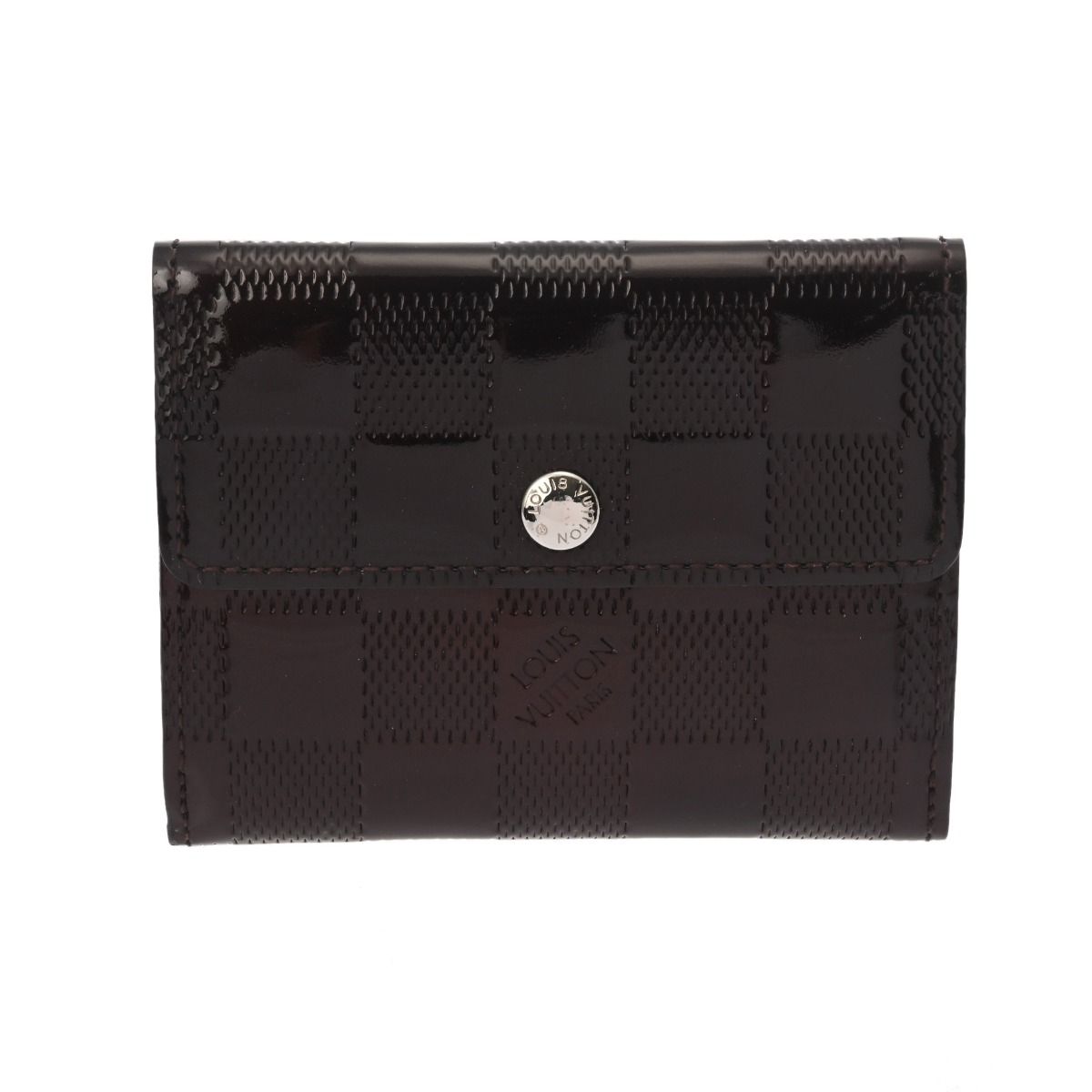 新品同様 箱付 ミュウミュウ 折りたたみ財布 クロコ型押し カード入れ