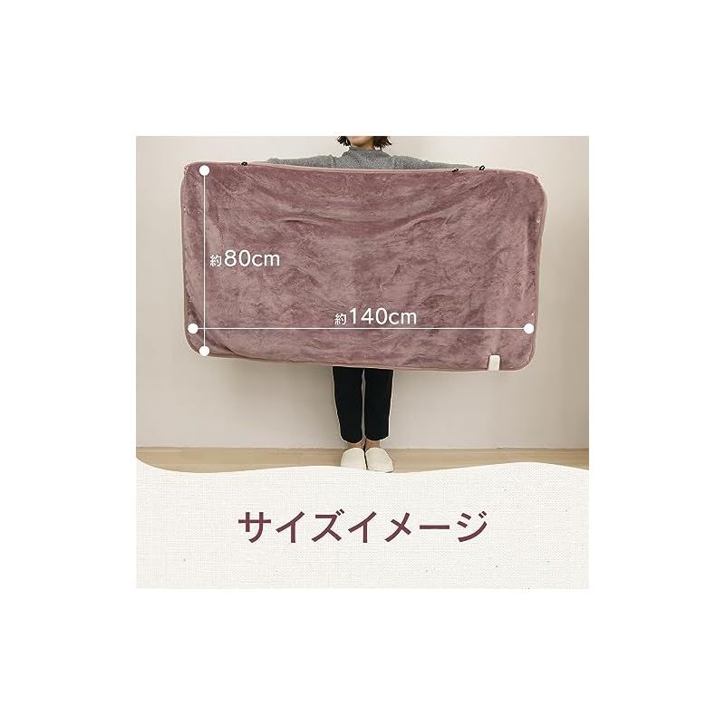 電響社 ZEPEAL ゼピール 電気ひざ掛け 電気毛布 丸洗い可 省エネ 節電 寒さ対策 DM-Y10FHN-LC 0