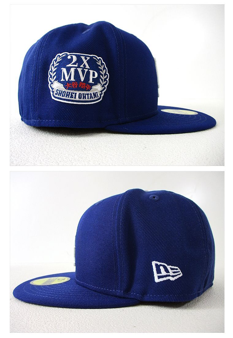 NEW ERA 59FIFTY MLBドジャース MVP大谷翔平記念5950キャップ 青