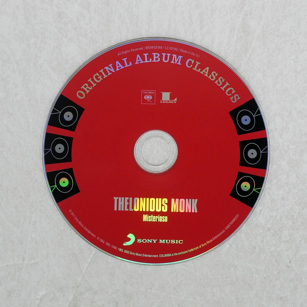 ヨーロッパ盤 THELONIOUS MONK/ORIGINAL ALBUM CLASSICS