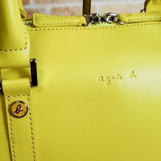 美品 アニエスベー agnes b. ☆ レザー 2WAY ボストンバッグ 
