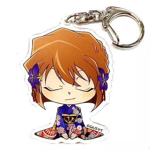 名探偵コナン×NewDays フルコンプ+α ご挨拶 キーホルダー 中古】雑貨 灰原哀 「名探偵コナン×NewDays ～新年(ニューデイズ