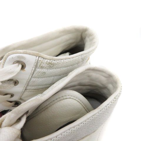 Gucci グッチ　スニーカー　ハイカット　シェリーライン　ホワイト　ロゴ Gucci グッチ スニーカー ハイカット シェリーライン ホワイト ロゴ