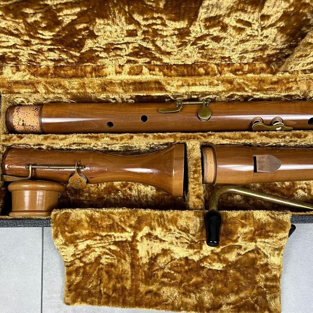 ROESSLER レスラー 木製 バスリコーダー クルーク 吹奏楽 アンサンブル 管楽器 25M3270HO00022