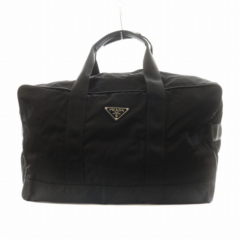プラダ PRADA トライアングルロゴ 三角ロゴ ボストンバッグ