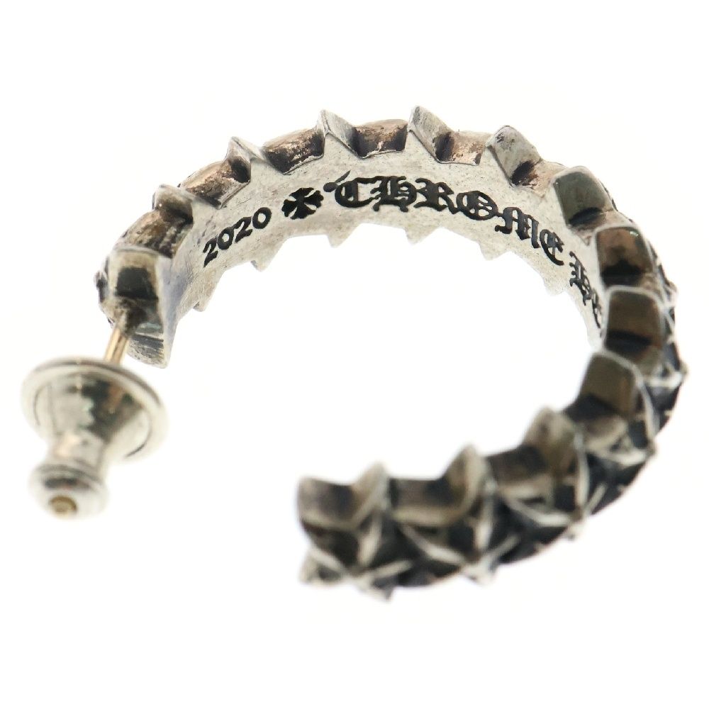 +CHROME HEARTS+ スター フープ ピアス イヤリング シルバー CHROME HEARTS (クロムハーツ) HOOP STAR BAND スターバンド