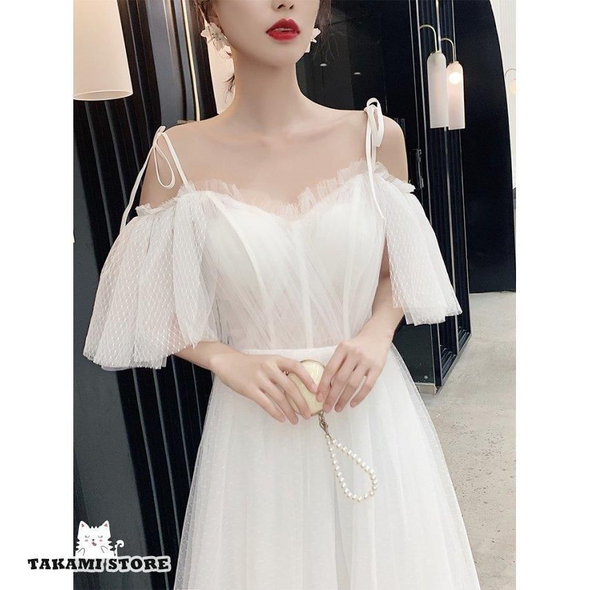 ◈ ウエディングドレス スレンダー ロングドレス 結婚式 花嫁 ドレス ウェディングドレス 二次会 大きいサイズ 3l 小さいサイズ オフショルダWP アイテム