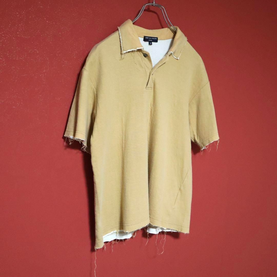 COMME des GARCONS HOMME 04SS ほつれ加工 ポロシャツ COMME des GARCONS HOMME 04SS ほつれ加工 ポロシャツ - メルカリ