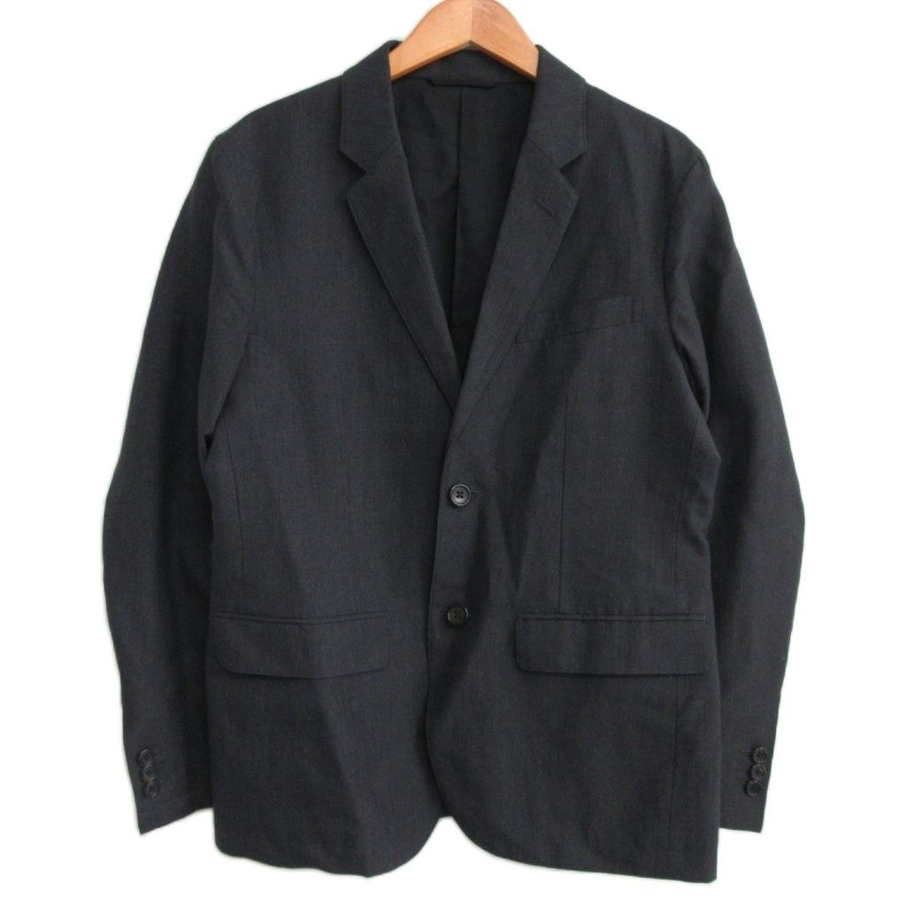 【新品】MARGARET HOWELL ジャケット サイズ2 リネン ブラック 新品】MARGARET HOWELL ジャケット サイズ2 リネン ブラック
