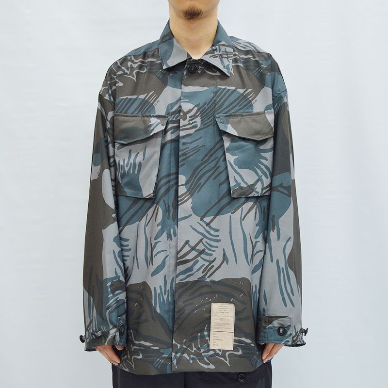 袖丈58cmn.hoolywood SHIRT BLOUSON 迷彩 - シャツ