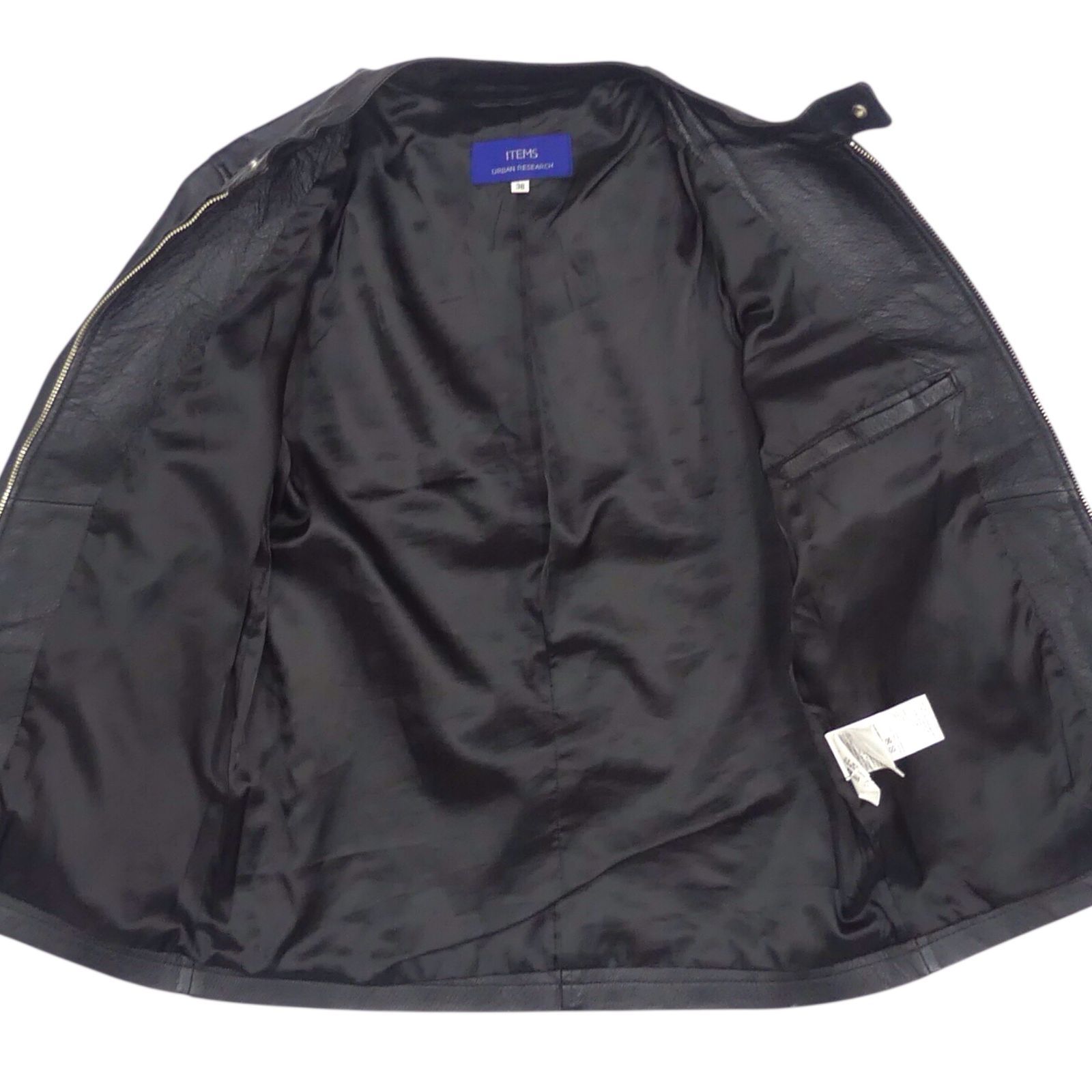 レザージャケット / シングル / アーバンリサーチ / サイズ 38 Urban